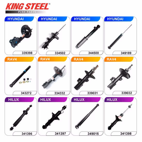 China Großhandel Autoaufhängungsteile vorne und hinten Stoßdämpfer für Toyota Corolla Yaris RAV4 Hilux Hyundai Suzuki Honda Nissan